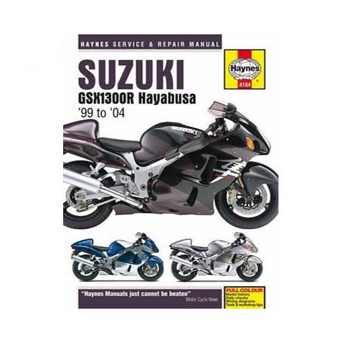  Haynes technical guide for Suzuki GSX1300R Hayabusa from 99 to 04 - UF04953 