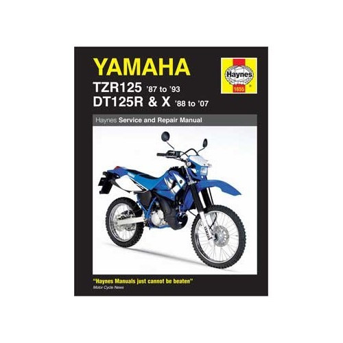  Technical guide for Yamaha XJR TZR125 87-93 and DT125R 88-02 - UF04956 
