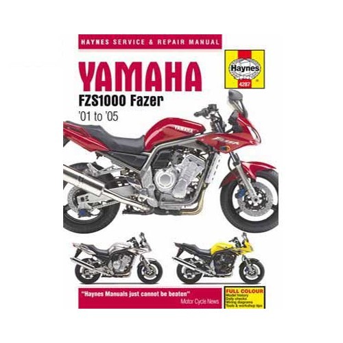  Haynes technical guide for Yamaha Fazer FZS1000 from 01 to 05 - UF04965 