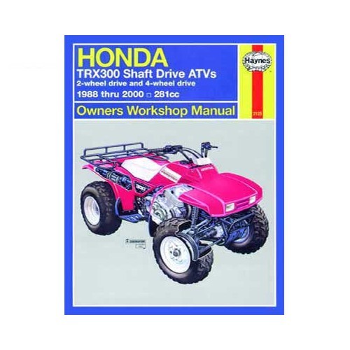  Revisão Técnica da Haynes para a Honda TRX300 Transmissão por Eixo de 88 a 2000 - UF04987 
