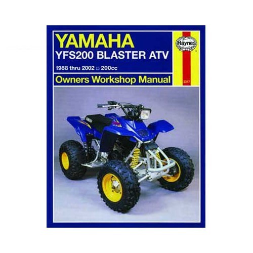  Revisione tecnica Haynes per Yamaha YFS200 Blaster quad dall'88 al 2002 - UF04991 