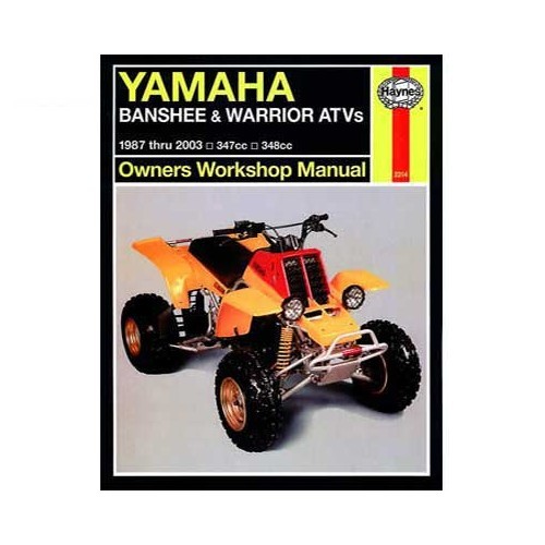     
                
                
    Revue technique Haynes pour quad Yamaha Banshee et Warrior de 87 à 2003 - UF04994
