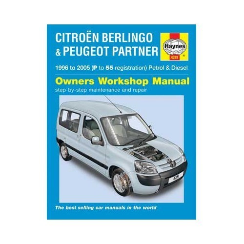  Haynes technical guide for Citroën Berlingo from 1996 to 2010 - UF05002 