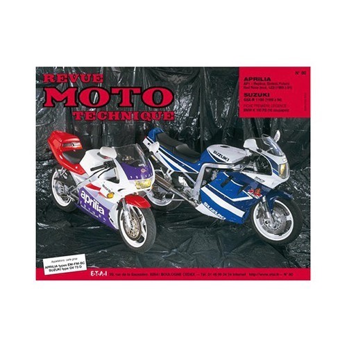  Revue Moto Technique N°80 : Aprilia AF1 & Suzuki 1100 GSX-R 89-94 - UF05240 