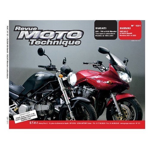    
                
                
    Revue Moto Technique N°121 : Ducati Monster et Suzuki 600 Bandit - UF05241
