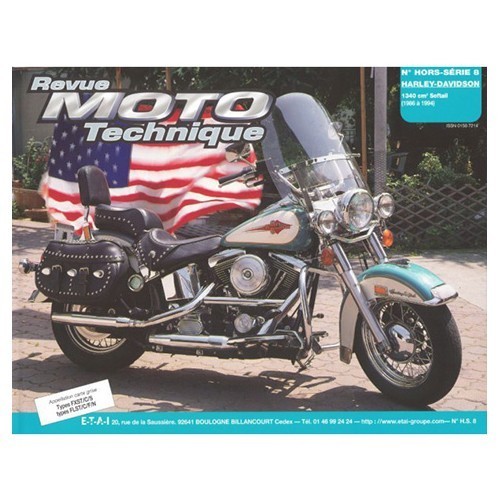  Revue Moto Technique Hors Série N°8 : Harley Davidson 1340 Softail - UF05242 
