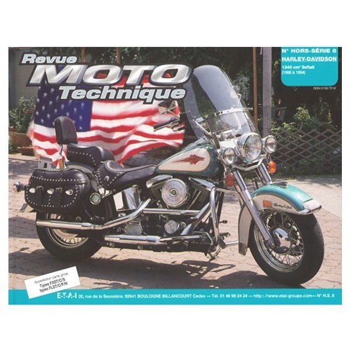     
                
                
    Revue Moto Technique Hors Série N°8 : Harley Davidson 1340 Softail - UF05242
