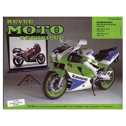  Revue Moto Technique Extra N.° 6: Kawasaki 750 ZXR - UF05250 