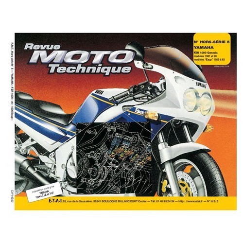  Revue Moto Technique Extra N. 6: Yamaha FZR 1000 - UF05254 