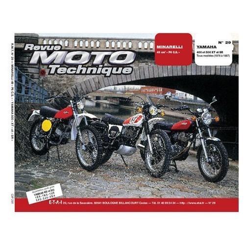  Revue Moto Technique N°29: Yamaha 400/500 XT e SR - UF05256 