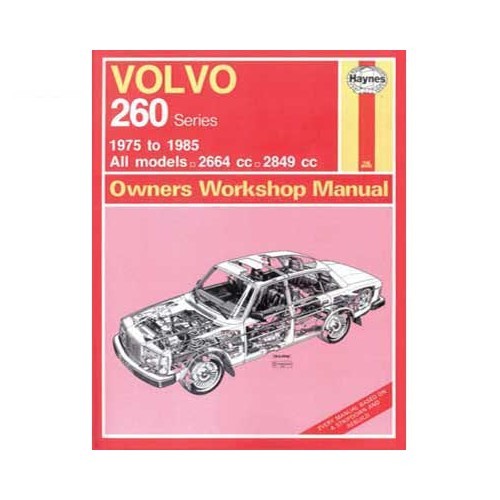  Manual de taller Haynes para Volvo serie 260 de 75 a 85 - UF07276 