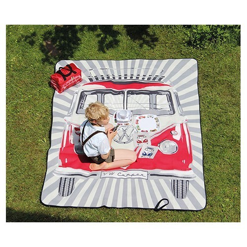  Red Camper picnic blanket - UF08119-2 