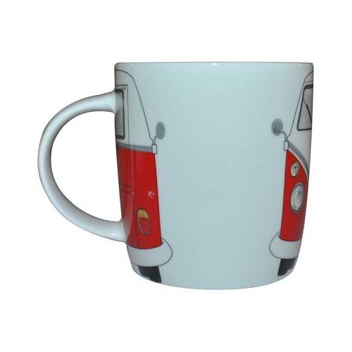  Red VW Combi Split mug - UF08126-1 