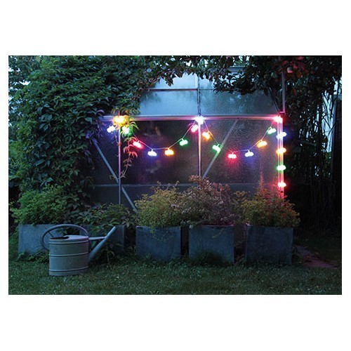  3 m LED light string featuring 20 Split Screen Camper Vans - UF08143-3 