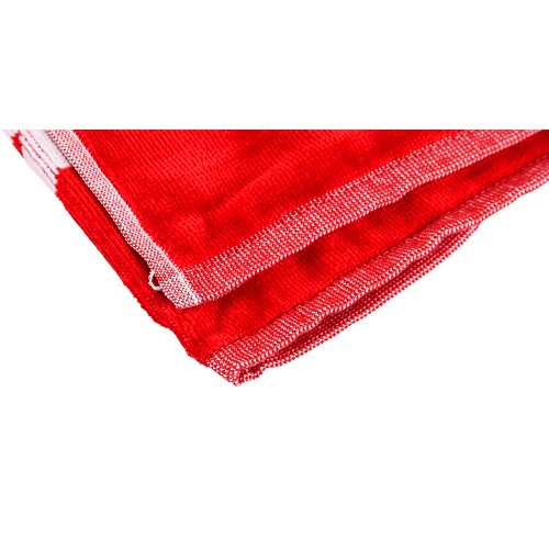 Serviette de plage rouge motif VOLKSWAGEN Combi SPLIT - UF08177
