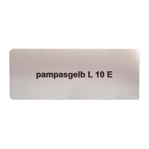  Stickerkleur "pampasgelb L10E" voor Volkswagen Kever   - UF11018 