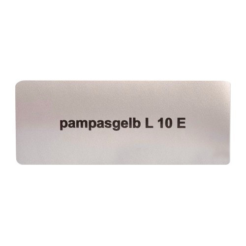     
                
                
    Sticker color "pampasgelb L10E" for Volkswagen Beetle   - UF11018
