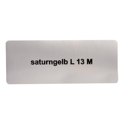  Sticker color "saturngelb L13M" for Volkswagen Beetle   - UF11021 