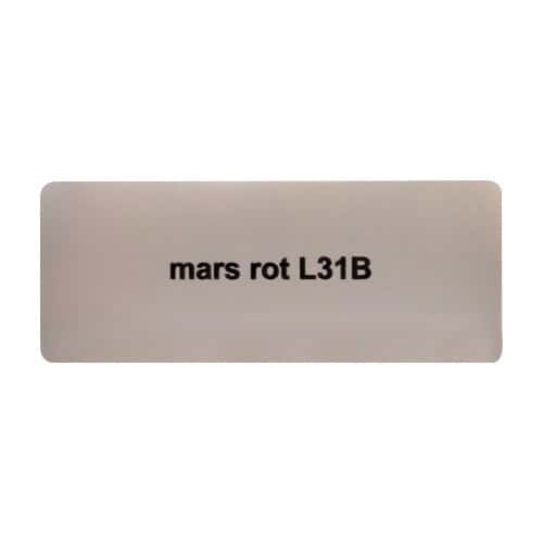  Sticker autocollant couleur "mars rot L31B" pour Volkswagen Coccinelle   - UF11027 