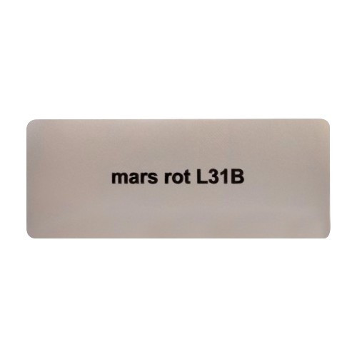     
                
                
    Sticker color "mars rot L31B" for Volkswagen Beetle   - UF11027
