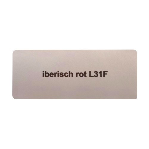     
                
                
    Sticker color "iberisch rot L31F" for Volkswagen Beetle   - UF11028
