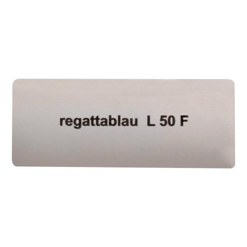     
                
                
    Adesivo colore "regattablau L50F" per Volkswagen Maggiolino   - UF11031
