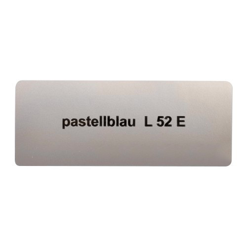  Sticker autocollant couleur "pastellblau L52E" pour Volkswagen Coccinelle   - UF11035 
