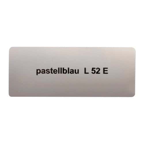  Sticker color "pastellblau L52E" for Volkswagen Beetle   - UF11035 