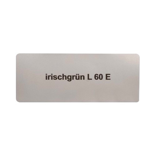  Sticker autocollant couleur "irischgrün L60E" pour Volkswagen Coccinelle   - UF11041 