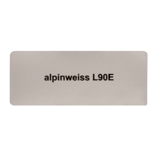  Stickerkleur "alpinweiss L90E" voor Volkswagen Kever   - UF11046 