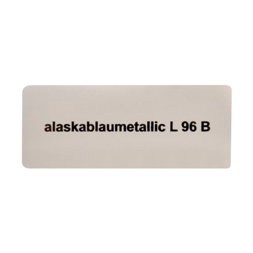  Sticker color "alaskablaumetallic L96B" for Volkswagen Beetle   - UF11053 