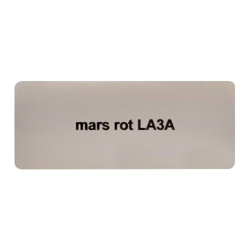 Sticker autocollant couleur "mars rot LA3A" pour Volkswagen Coccinelle LA3A UF11056