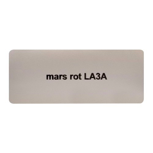  Sticker autocollant couleur "mars rot LA3A" pour Volkswagen Coccinelle   - UF11056 