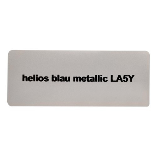     
                
                
    Adesivo colore "helios blau metallic LA5Y" per Volkswagen Beetle   - UF11057
