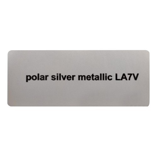  Sticker autocollant couleur "polar silver metallic LA7V" pour Volkswagen Coccinelle   - UF11060 