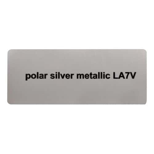  Autocolante cor "polar silver metallic LA7V" para Volkswagen Beetle   - UF11060 