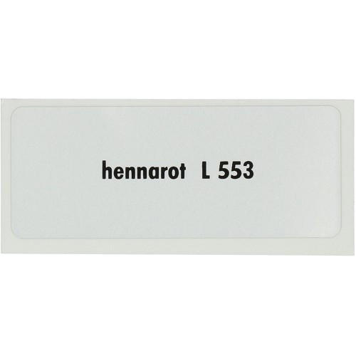  Sticker autocollant couleur "hennarot L553" pour Volkswagen Coccinelle   - UF11069 