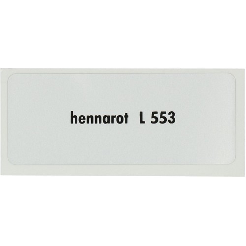     
                
                
    Sticker colored sticker "hennarot L553" for Volkswagen Beetle   - UF11069
