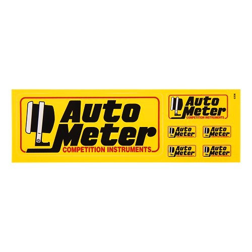 Autocollants Autometer - Format 16 x 5 cm - UF11078 