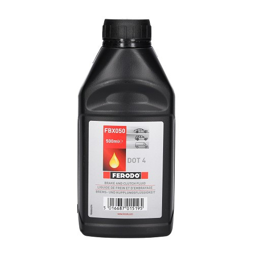     
                
                
    Brems- und Kupplungsflüssigkeit FERODO DOT 4 - 500ml - UH27002
