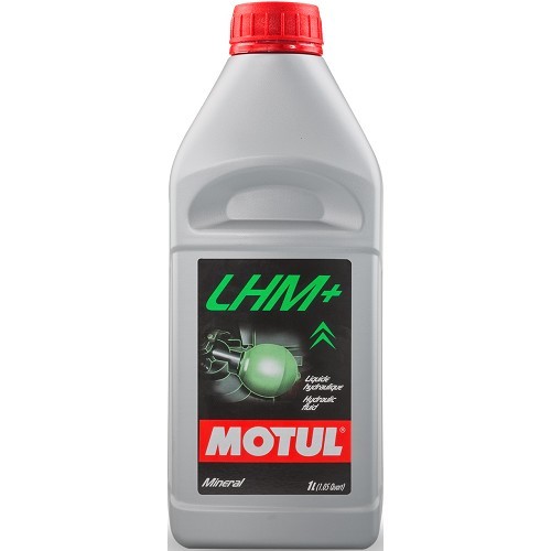  Fluido mineral MOTUL LHM para unidade de potência hidráulica Citroën - verde - 1 Litro - UH27006 