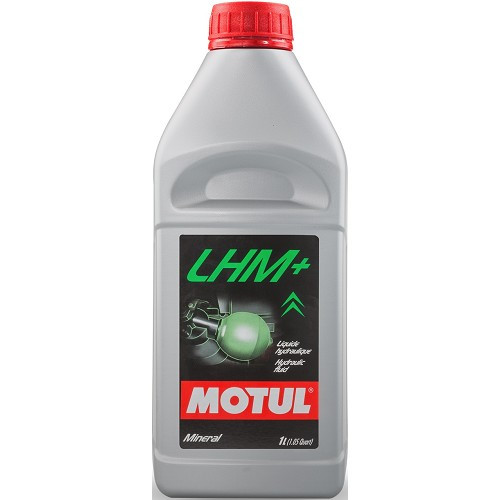     
                
                
    Liquide minéral LHM+ vert MOTUL pour centrale hydraulique Citroën - vert - 1 Litre - UH27006
