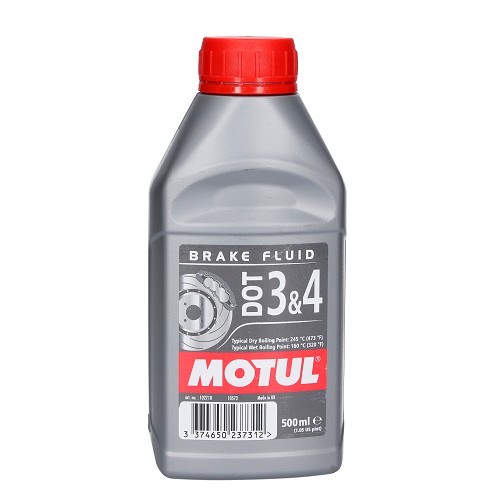     
                
                
    Bremsflüssigkeit MOTUL DOT 3 und 4 - 500ml - UH27012

