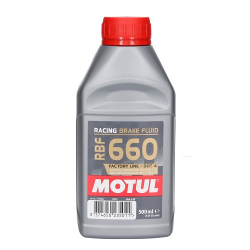     
                
                
    Brems- und Kupplungsflüssigkeit MOTUL RBF 660 Factory Line DOT 4 - 100% synthetisch - 500ml - UH27014
