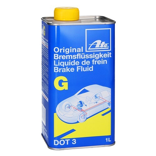  Liquide de frein DOT 3 ATE G - bidon - 1 Litre - UH27017 