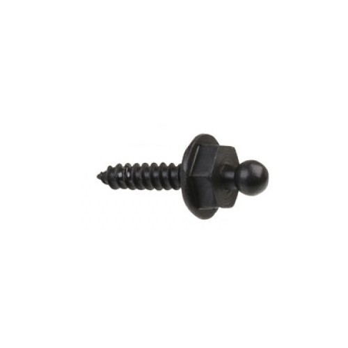  Tenax male screw-in button, black - 4.2 x 16 mm - UK00278 