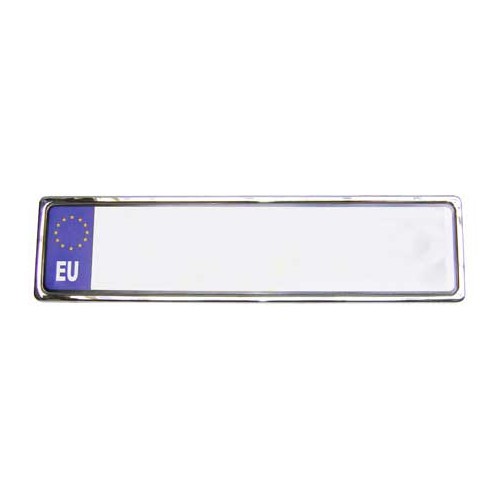  1 stainless steel registration plate holder - UK10250 
