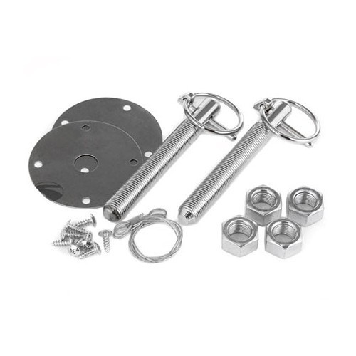  Metal fasteners for hood - 2 pieces - UK30408 