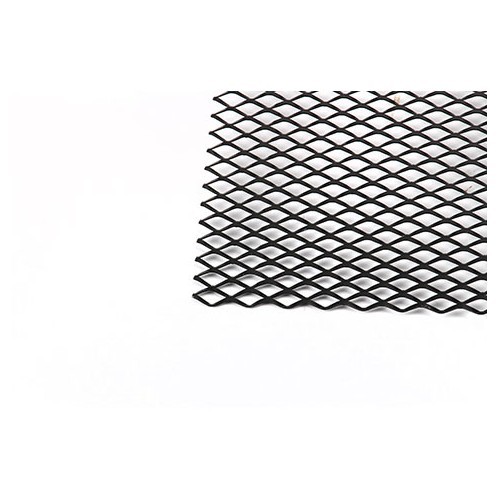  Grille d'habillage Racing en aluminium, coloris noir, dimensions 90 x 30 cm - UK40001 