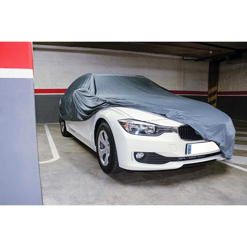 Copriauto per interni 505x195x145cm in velluto Grigio scuro - UK40107